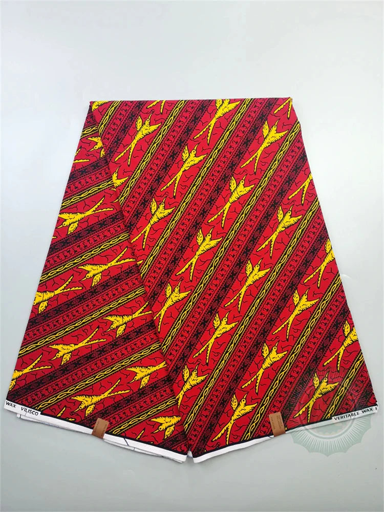 Classical Veritable Wax Guaranteed Real wax print fabric dutch pagne africa Dress 100% cotton 6yards