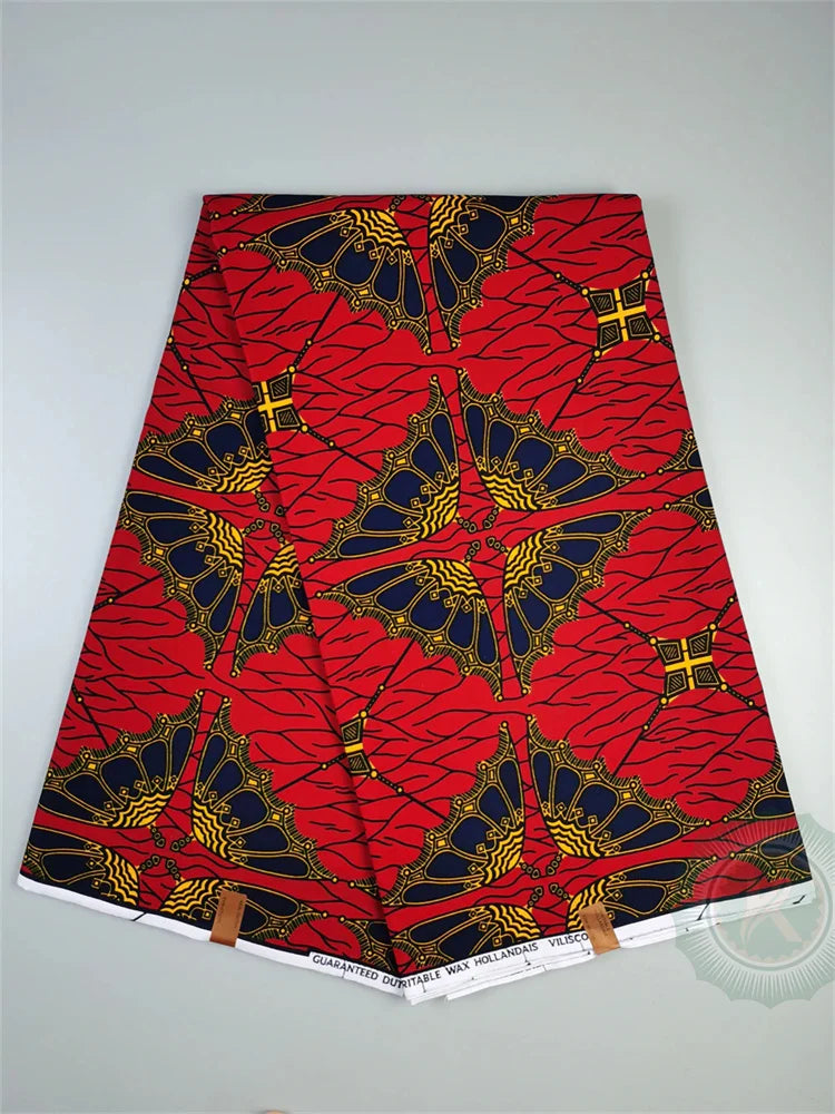 Classical Veritable Wax Guaranteed Real wax print fabric dutch pagne africa Dress 100% cotton 6yards