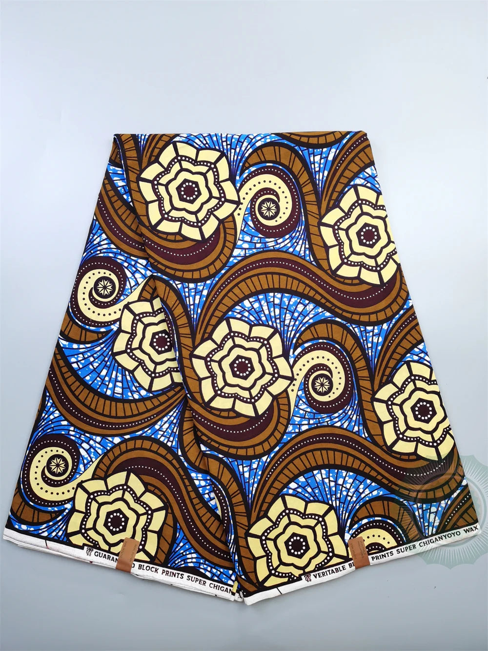 2025New Hot Sale African Wax Fabric Cotton Material Nigerian Ankara Block Prints Batik High Quality Sewing Cloth n3