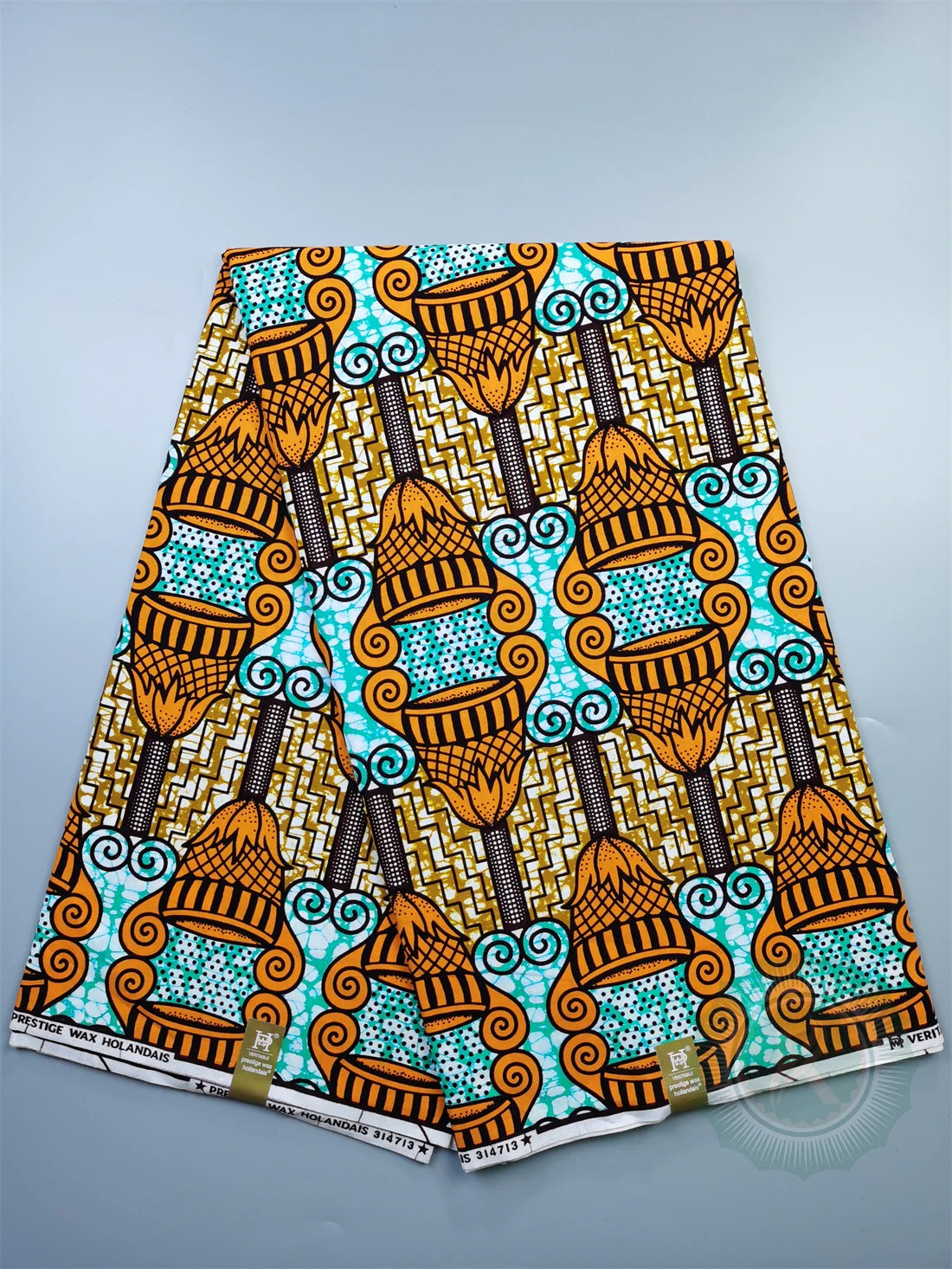 Classical Veritable Wax Guaranteed Real wax print fabric dutch hollandai  pagne africa Dress 100% cotton 6yards n808