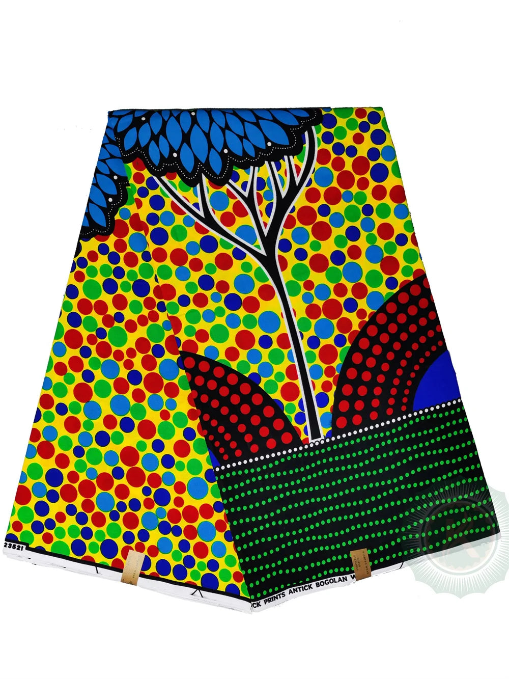 New Hot Sale African Wax Fabric Cotton Material Nigerian Ankara Block Prints Batik  Sewing Cloth