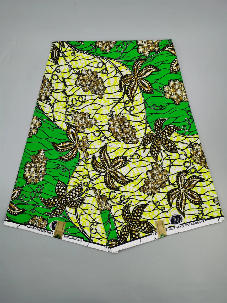 New Nigerian African Wax Fabrics Cotton Print super real wax   Ankara High Quality Original Pagne Veritable Super-w  Material