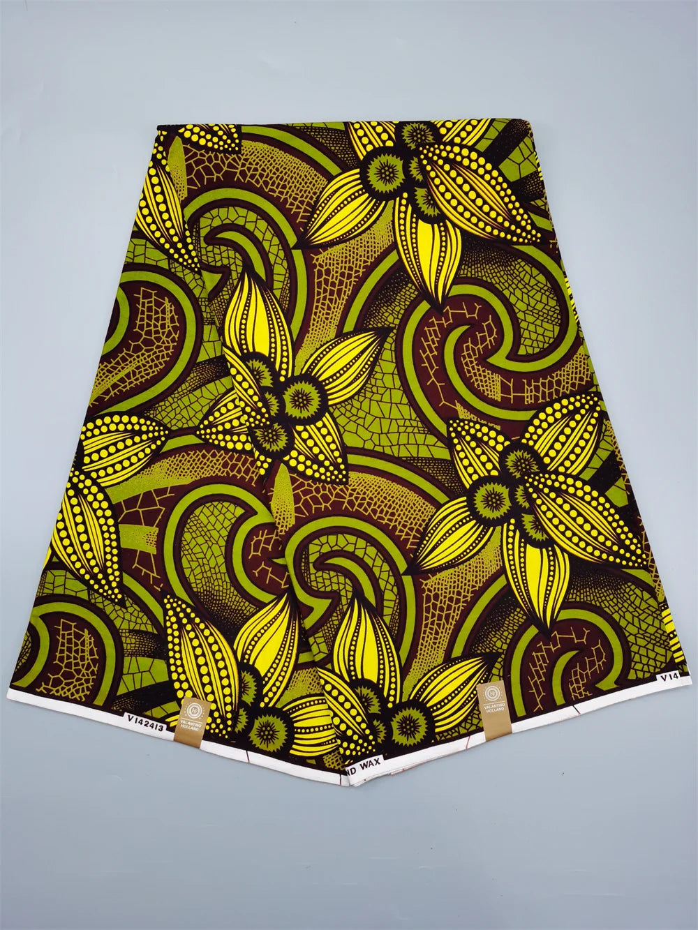 2025 New Hot Sale African Wax Fabric Cotton Material Nigerian Ankara Block Prints Batik High Quality Sewing Cloth