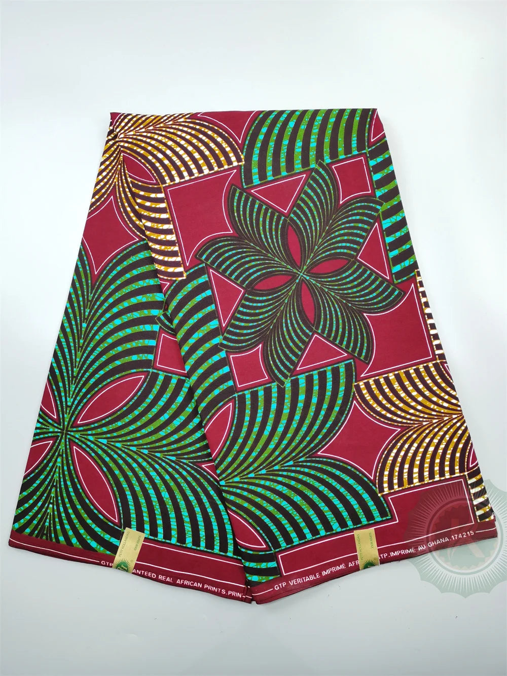 2025 New Hot Sale African Wax Fabric Cotton Material Nigerian Ankara Block Prints Batik High Quality Sewing Cloth